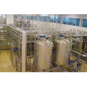 Dairy Products Multi Effect Evaporator , Food Industry Long Tube Vertical Evaporator