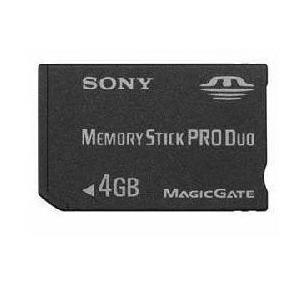 Sony 4GB Memory Stick MS Pro Duo Memory Card for Sony PSP and Cybershot Camera