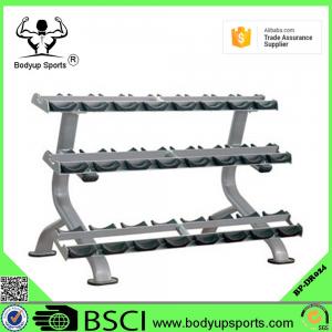 Steel Safe Gym Dumbbell Rack A Shape For Heavy Duty Commercial Usage
