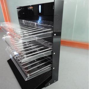 China 3 Tiers Acrylic Rack for Lipgloss Compartment Plexiglass Lipstick Display Stand supplier