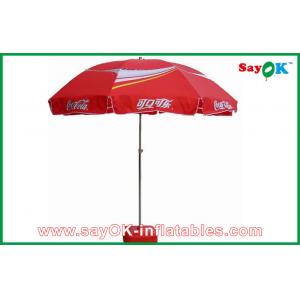 Camping Canopy Tent Aluminum Sun Umbrella With Stand Outdoor Patio Umbrellas For Advertising