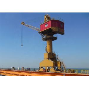 5t-60t Portal Slewing Shipyard Port Cranes Four Link Luffing Jib Crane