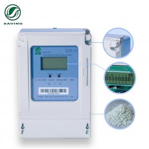 3 Phase Smart Prepaid Energy Meter Electric Lcd Wireless Prepaid Meter For Home