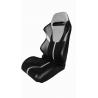 China Customized Fashionable Sport Racing Seats With Gray / Black Pvc Leather wholesale