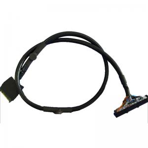 China OEM Shielded LCD LVDS Cable Jae To Hrs Connector Wiring Harness For LCD supplier