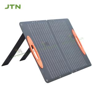 China Outdoor Camping 2*USB QC3.0 DC Type C Charger Mono Portable Solar Folding Bag 60W Foldable Solar Panel supplier