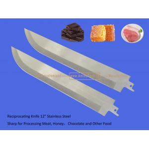 Reciprocating Knife 12" Stainless Steel Sharp for Processing Meat, Honey，Chocolate and Other Food,Power Tools