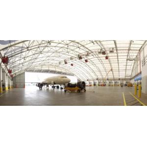 Prefabricated Steel Pipe Truss Airplane Hangar Buildings Supply Big Room For Plane Parking