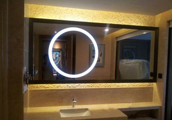 Beauty Round shape LED mirror illuminated mirror