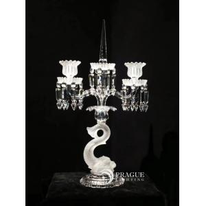 Customized Size Decorative Candelabra  Crystal Table Candelabra