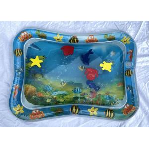 China Eco Friendly Inflatable Baby Water Mat With Marine Animal EVA Float Toys supplier