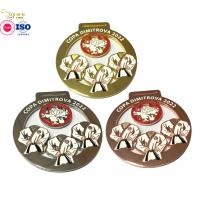 China Metal Soft Enamel Medal , Tournament Award Taekwondo Karate Muay Custom Design Medals on sale
