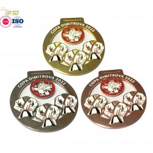 Metal Soft Enamel Medal , Tournament Award Taekwondo Karate Muay Custom Design Medals