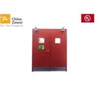 China 60/90 min Double Swing 304 Stainless Steel Fire Rated Doors With Vision Panel Gold Coast on sale