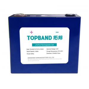 Long Lifespan Rechargeable Lifepo4 Battery 3.2 V 100AH For UPS / Solar / Wind Energy Storage