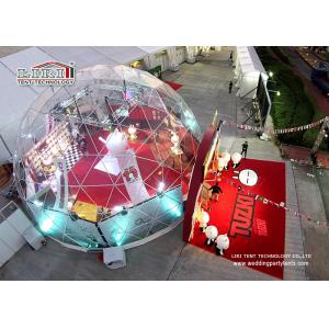 China Beautiful Aluminium Frame Half Sphere Tent Construction Tent for Festival supplier