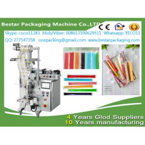 China Automatic  liquid Popsicle packing machine,ice Popsicle packag ing machine with stainless steel tank and pump supplier