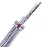 China Stranded Optical Fiber Ground Wire , 24 Core Fiber Optic Cable Proof Stress ≥0.69GPa on sale