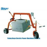 China 40 Inches Transmission Line Stringing Tools Universal Transformer Dolly With Winch on sale