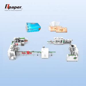 3520 KG Restaurant Table Cloth Paper Napkin Embossing Folding Perforating Making Machine Production Line
