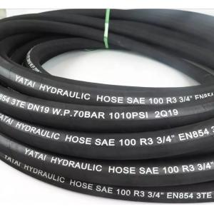 Steel Wire Braided Hose Hydraulic Pipe OEM SIze High Pressure 1-100MPa