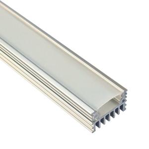 China Warm White Recessed LED Linear Lighting Strips 4ft 130lm Aluminum Alloy PC Shell supplier