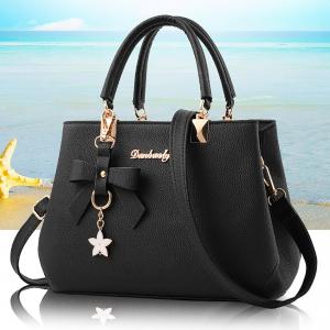 Fashionable Black Easy Carry Women Hand Bag 100% Eco Friendly