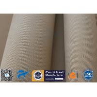China Brown Silica Fabric 1400℉ 1200G 1.3MM 36 High Temp Insulation Blanket on sale