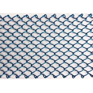 26ft Blue Metal Coil Drapery Eco Fireplace Screen Curtain Spraying Painting