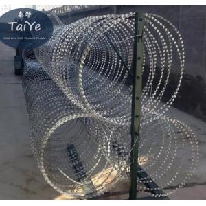 China High Spines Mobile Security Barrier Police Use Anti Rust Security Razor Wire wholesale