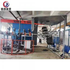 China 500 Liter Water Tank Two Arms Rotational Moulding Machine supplier