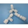 Tee Junction PVDF Parts , Male thread PVDF Pipe Fittings