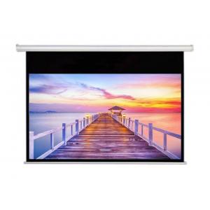 China 70“ Motorized Cinema Projection Screens / projector screen ceiling mount supplier