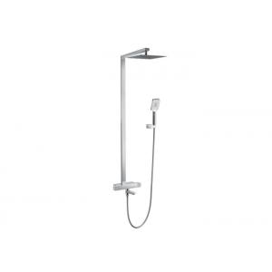 Hotel Bathroom Luxury Bath Faucet Overhead Rainfall Thermostatic Shower Head Set