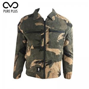 China Outdoor Mens Warm Winter Jacket , Corduroy Jacket Mens Wear Resistant supplier