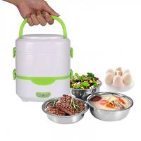 China CE Electric Cooker Box 1.5L Double Tier 350W Multifunctional Lunch Box on sale