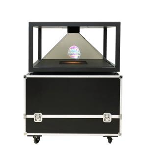 China 19” Full viewing angle 360 Degree Holographic Display Hologram Advertising Display System supplier