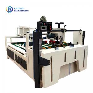 Semi Auto Corrugated Box Folder Gluer For 2600mm 2800mm Carton Box With Manual Feeding