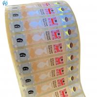 China PET Material Security Label Stickers For Effective Asset Protection on sale