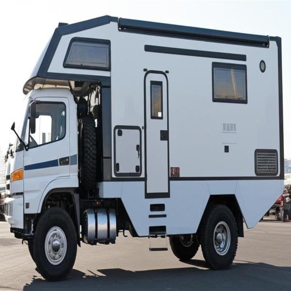 Custom Truck Camper Motorhomes for Extreme Weather Working Temperature Range -30 60 C Design Code 120 Foot Unit Base Box