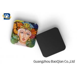 China Square Wine Tea Cup Custom Printed Coasters 3D Lenticular Printing Service supplier