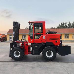 China Mini Off Road Forklift Material Handling Forklift Truck With LED Light supplier