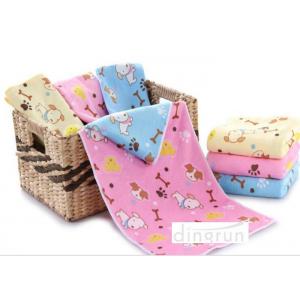 China Kids water absorbent towels , Dog Design lightweight towels quick drying 60*120cm supplier