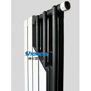 Shencai Aluminum heating Radiator for home in carbon-plastic alloy double water pipe