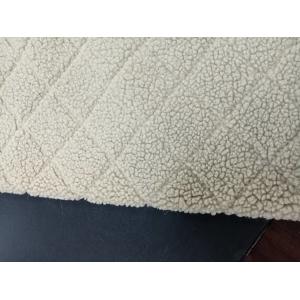 Jacquard Pattern 100% Polyester Faux Sherpa Fabric 150cm CW Or Adjustable Width