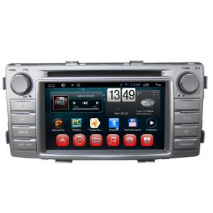 China Toyota Hilux GPS Navigation Android DVD Player 3G Wifi SWC BT RDS TV supplier
