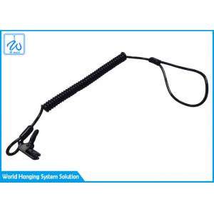 O laço retrátil Lanyard With Fixed Clip Custom imprimiu Lanyard For Safety Fall Protection