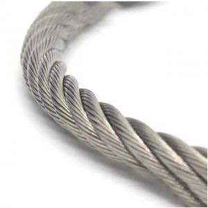 China Galvanized Swaged Wire Rope 6*26 IWRC Double Pressed Rope for Power Transmission supplier