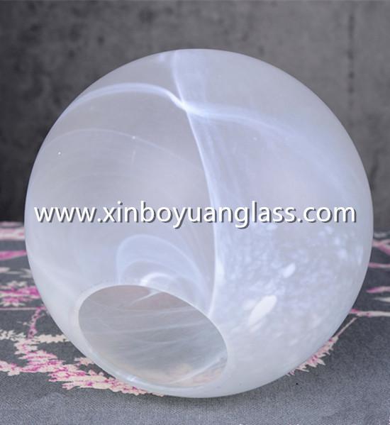 Replacement Screen Opal White Ball Art, Ball Lamp Shade Glass