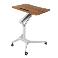 China Wood Movable Leisure Coffee Desk Side Gas Table for Adjustable Sit Standing Desk on sale
